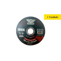 Disco Corte p/ Metal e Inox 125x1.0x22.2mm Great Tool ACDA12510