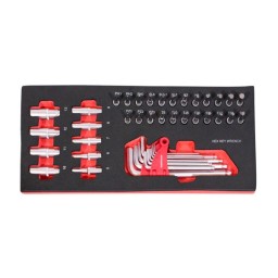 Módulo 42 peças chaves de caixa 1/4” Kroftools 8510