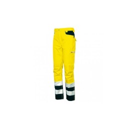 Calças Gordon de Alta Visibilidade Amarelo / Azul Industrial Starter 04510