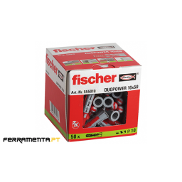 Buchas DUOPOWER 10x50mm 50Un Fischer 555010