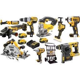 Kit Combo 9 Maquinas 18V + Carrinho DWST83401-1 Dewalt DCD996NPRO25