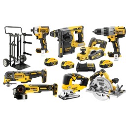 Kit Combo 8 Maquinas 18V + Carrinho DWST83401-1 Dewalt DCD996NPRO34