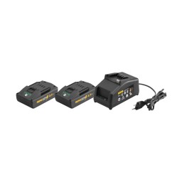 Kit Power-Pack 22V Carregador 100–240V +  2 Baterias Li-Ion 21,6V 2.5AH Rems 571590R220