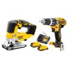 Kit Berbequim DCD796 + Serra Recortes DCS334NT Dewalt DCD796NPRO12