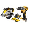 Berbequim DCD796 + Serra Circular DCS391 Dewalt Kit DWK201 