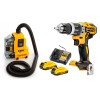 Berbequim DCD796 + Aspirador DWH161 Dewalt Kit DWK212