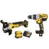 Berbequim DCD996 + Rebarbadora DCG405NT Dewalt Kit DWK221