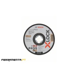 Lata 10UN discos de corte 125mm X-LOCK P/ Inox Bosch 2608619267