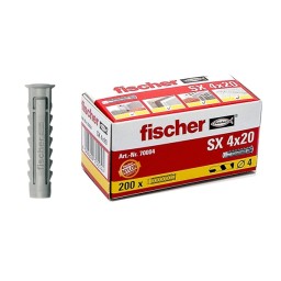 Bucha De Expansão SX 4 x 20 200un Fischer 70004