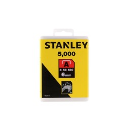 Agrafos Tipo A 6mm 5000 Uni Stanley 1-TRA204-5T