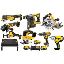 Kit Combo 8 Máquinas 18V + Carrinho de Transporte DWST1-71229 Dewalt DCD796NPRO33