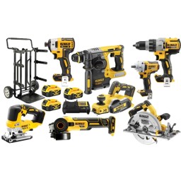 Kit Combo 7 Maquinas 18V + Carinho DWST83401-1 Dewalt DWK801 