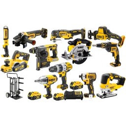 Kit Combo 12 Maquinas 18V + Carrinho DWST83401-1 Dewalt DCD996NPRO36