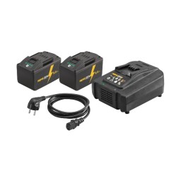 Kit Power-Pack 22V Carregador 100–240V +  2 Baterias Li-Ion 21,6V Rems 571594R220